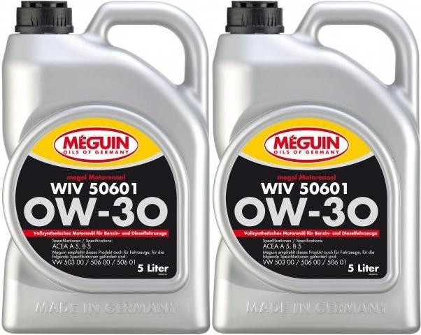Meguin megol 6322 Motoröl WIV 50601 0W-30 (vollsynth.) 2x 5 = 10 Liter