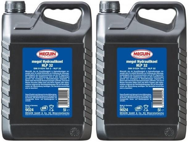 Meguin 9024 Hydraulikoel HLP 32 2x 5 = 10 Liter
