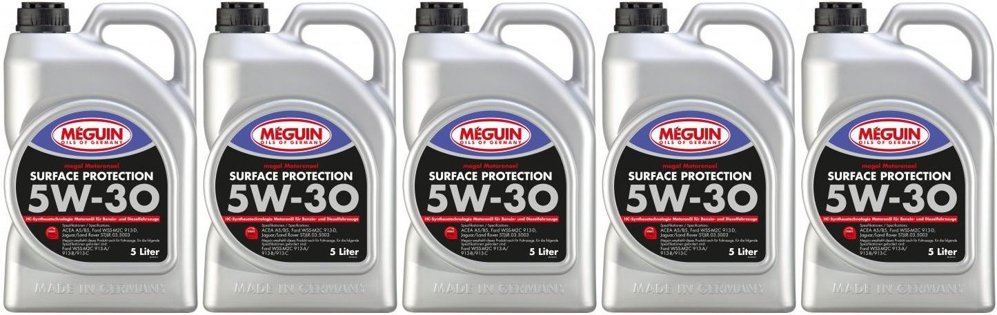 Meguin megol 3192 Motoröl Surface Protection SAE 5W-30 5x 5 = 25 Liter