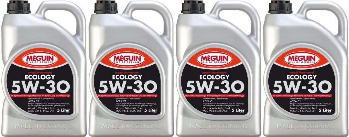 Meguin megol 3187 Motoröl Ecology SAE 5W-30 4x 5 = 20 Liter