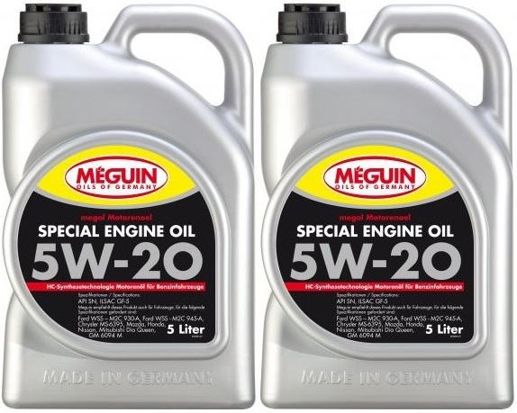 Meguin megol 9499 Motoröl Special Engine Oil SAE 5W-20 2x 5 = 10 Liter