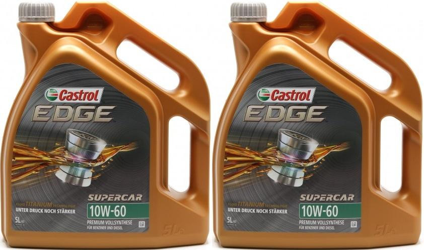 Castrol Edge 10W-60 Supercar Motoröl 2x 5 = 10 Liter
