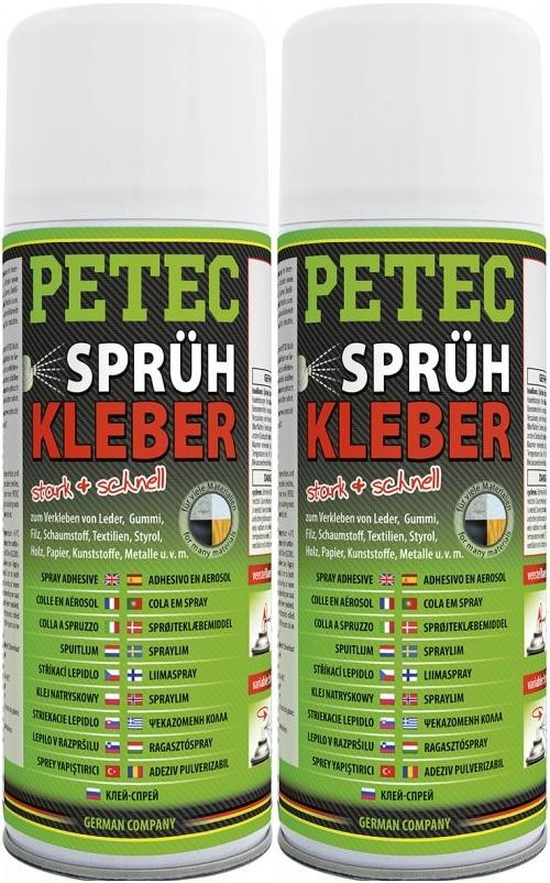 Petec Sprühkleber 2x 400 Milliliter