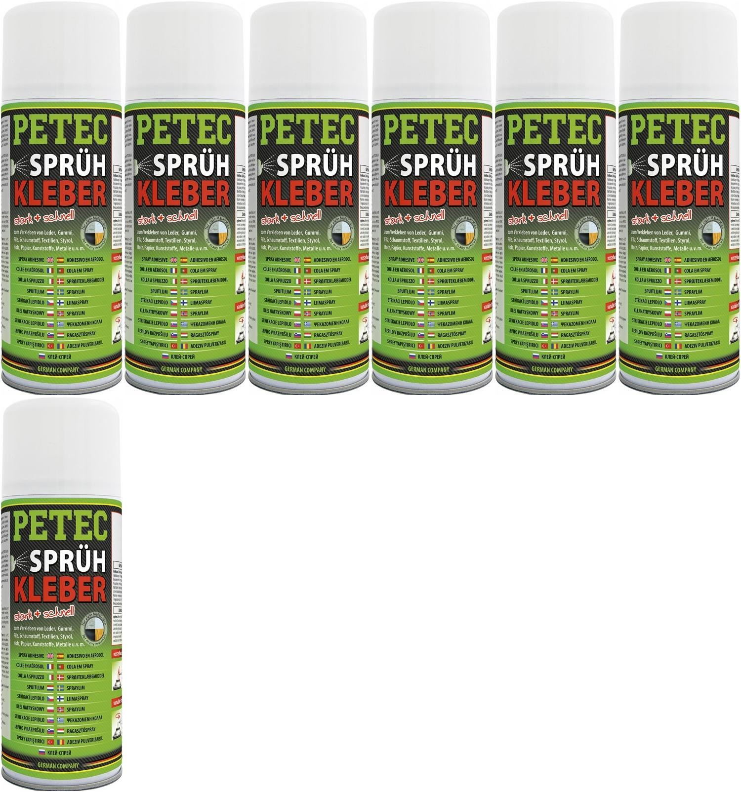 Petec Sprühkleber 7x 400 Milliliter