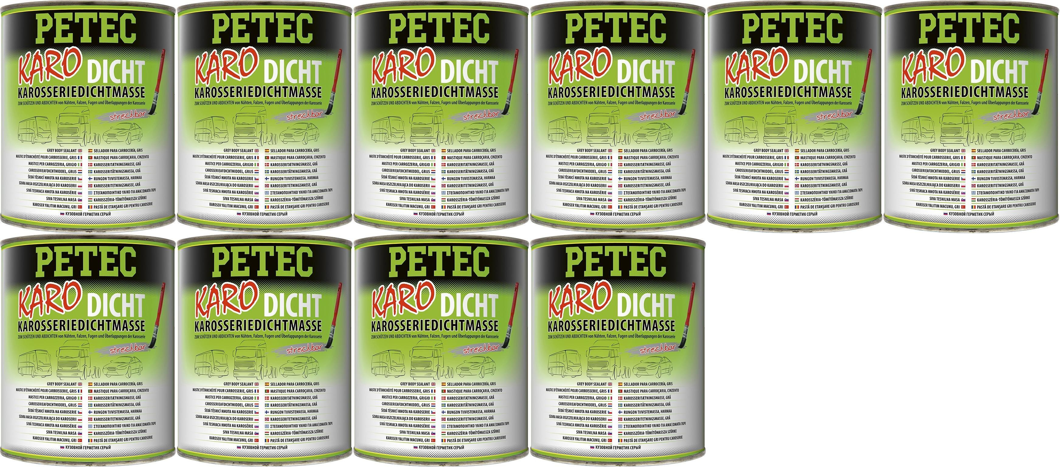 Petec Karoserie-Dichtmasse 1000ml 10x 1l = 10 Liter