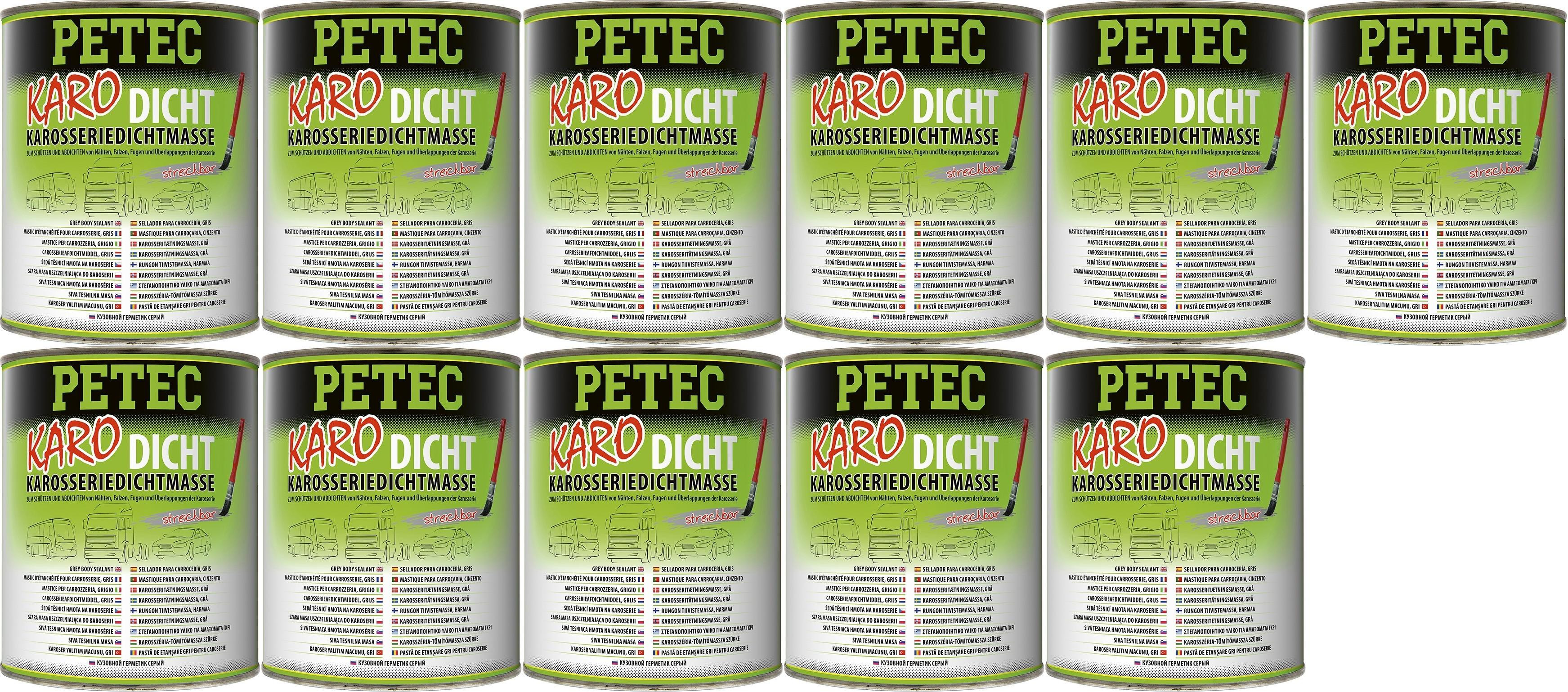 Petec Karoserie-Dichtmasse 1000ml 11x 1l = 11 Liter