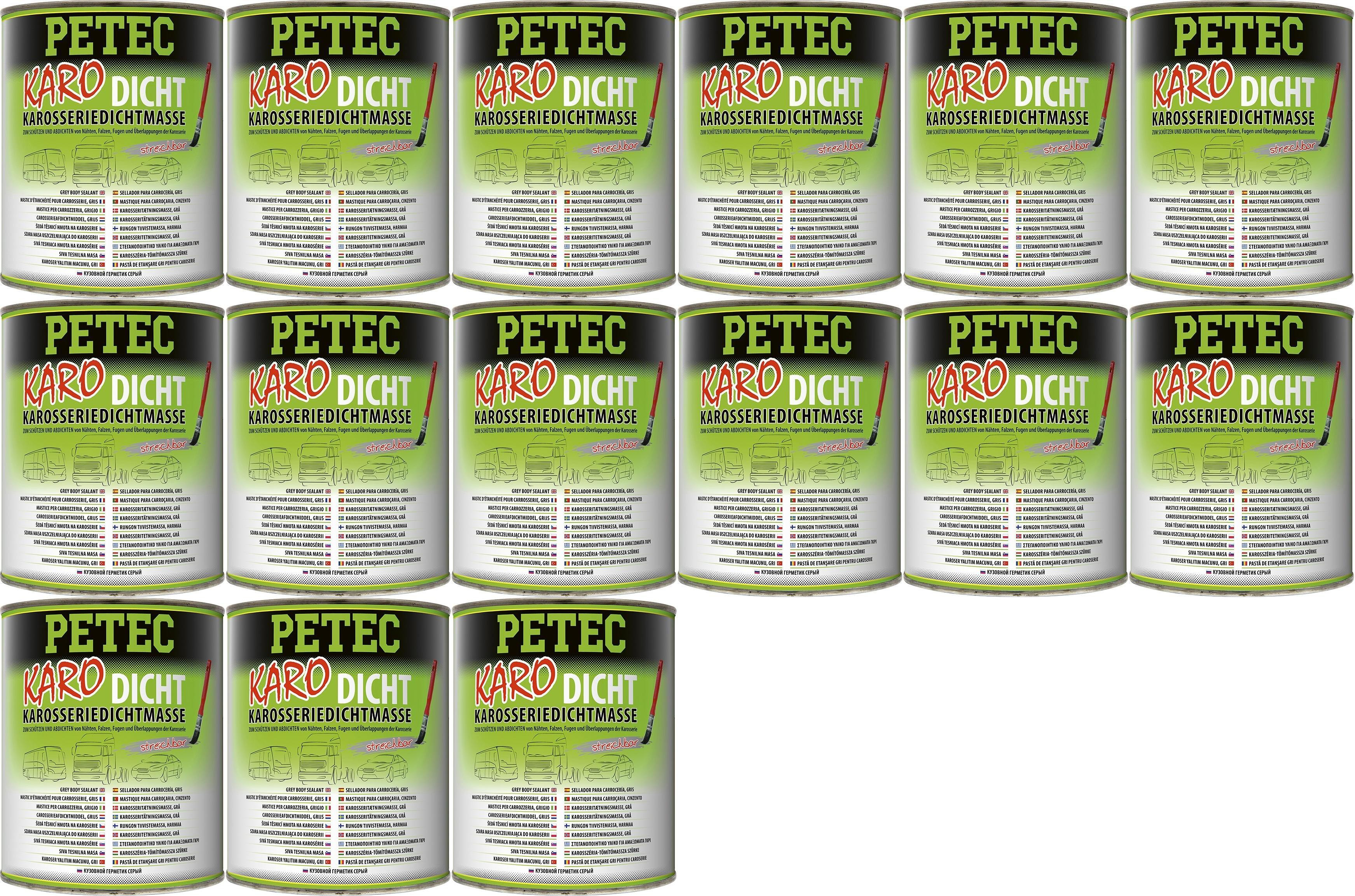 Petec Karoserie-Dichtmasse 1000ml 15x 1l = 15 Liter