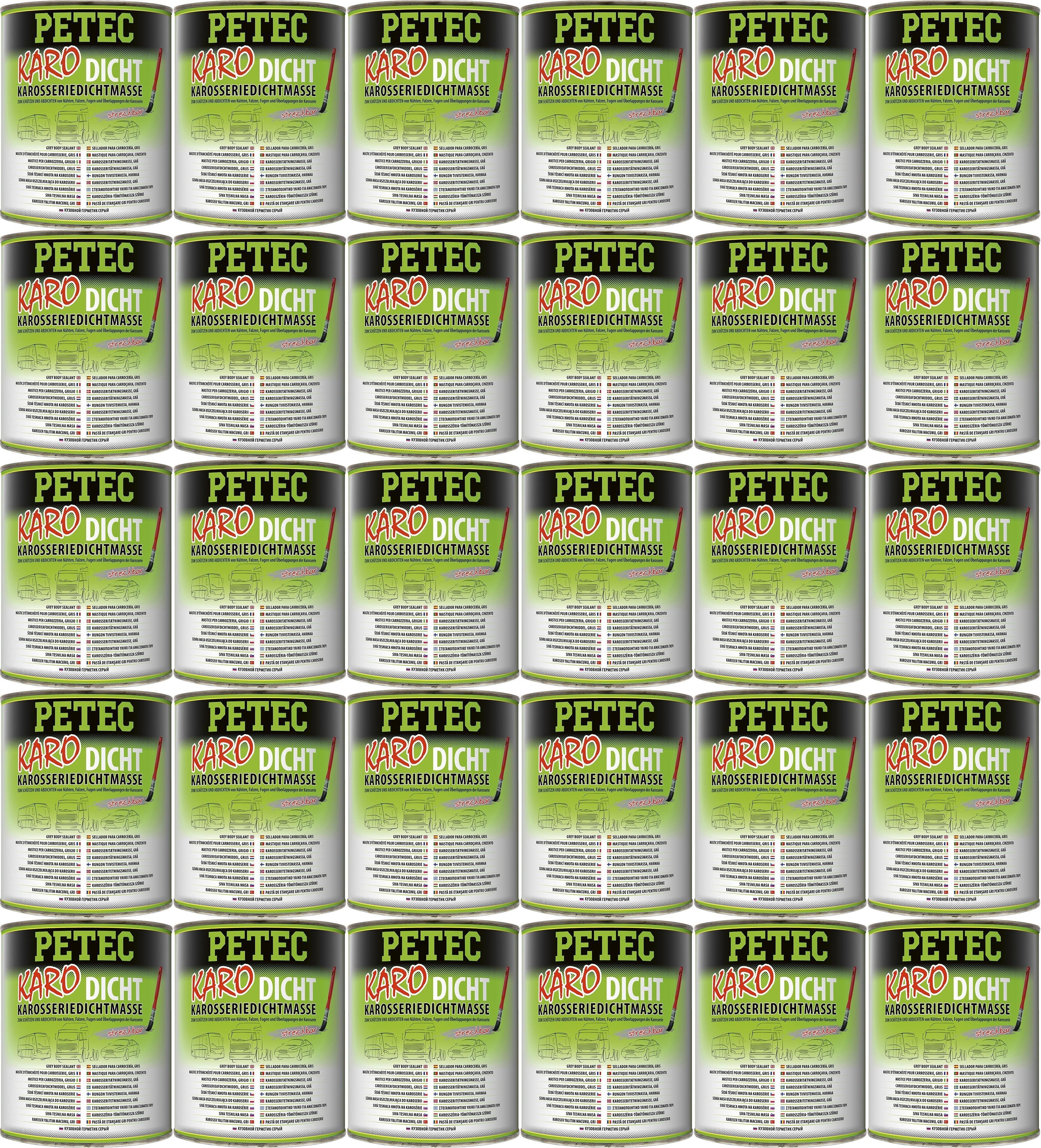 Petec Karoserie-Dichtmasse 1000ml 30x 1l = 30 Liter