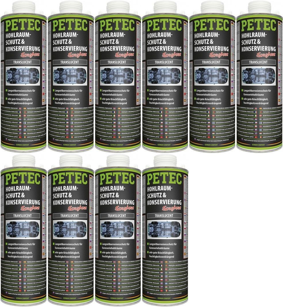 Petec Hohlraumschutz & Konservierung, Saugdose 1000ml 10x 1l = 10 Liter