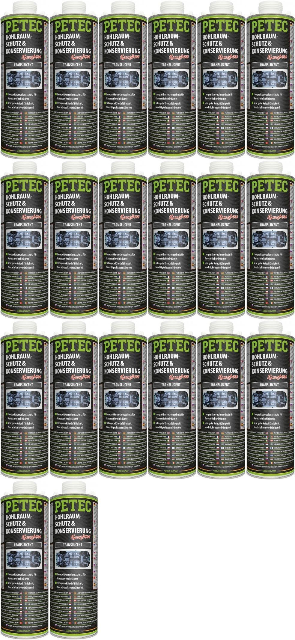 Petec Hohlraumschutz & Konservierung, Saugdose 1000ml 20x 1l = 20 Liter