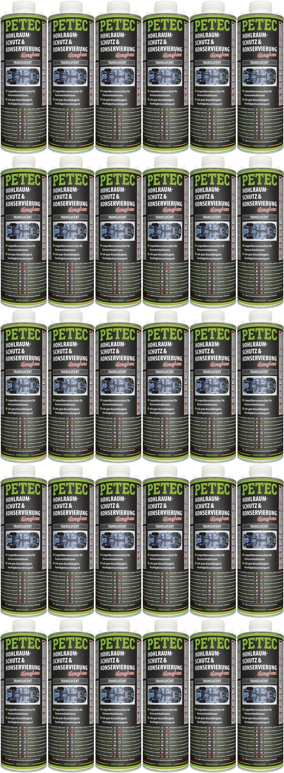 Petec Hohlraumschutz & Konservierung, Saugdose 1000ml 30x 1l = 30 Liter