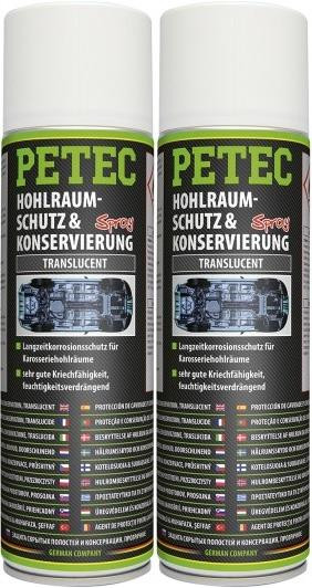Petec Hohlraumschutz & Konservierung, Spray 2x 500ml