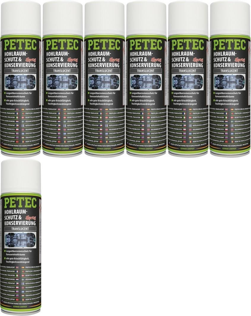 Petec Hohlraumschutz & Konservierung, Spray 7x 500ml