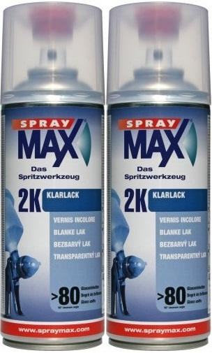 SprayMax 2K Klarlack, 2x 400 Milliliter