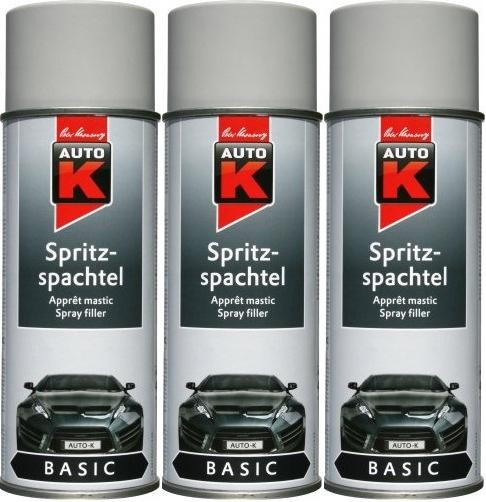 Auto-K Basic Spritzspachtel, 3x 400 Milliliter