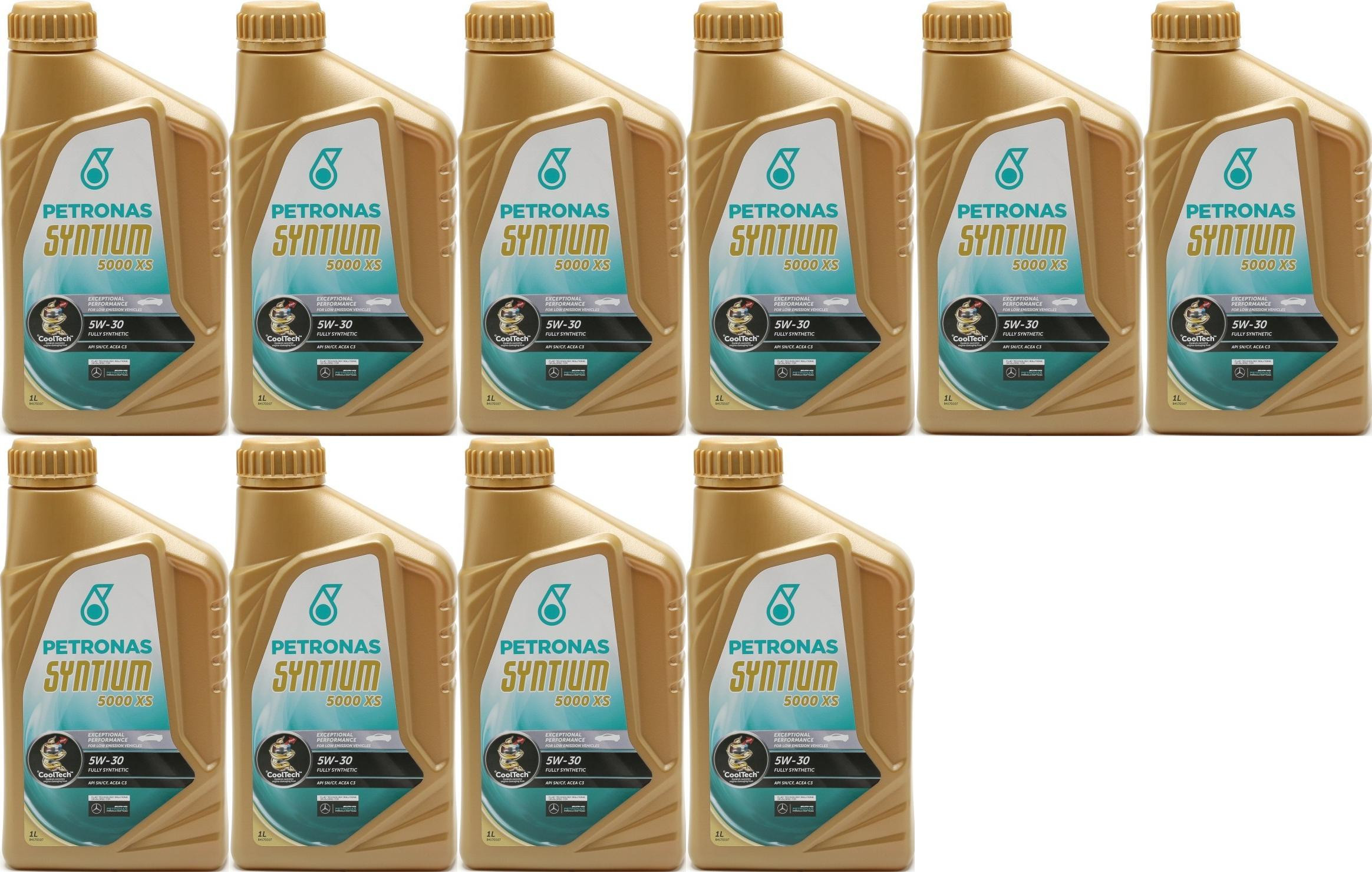 Petronas Syntium 5000 XS 5W-30 Motoröl 10x 1l = 10 Liter