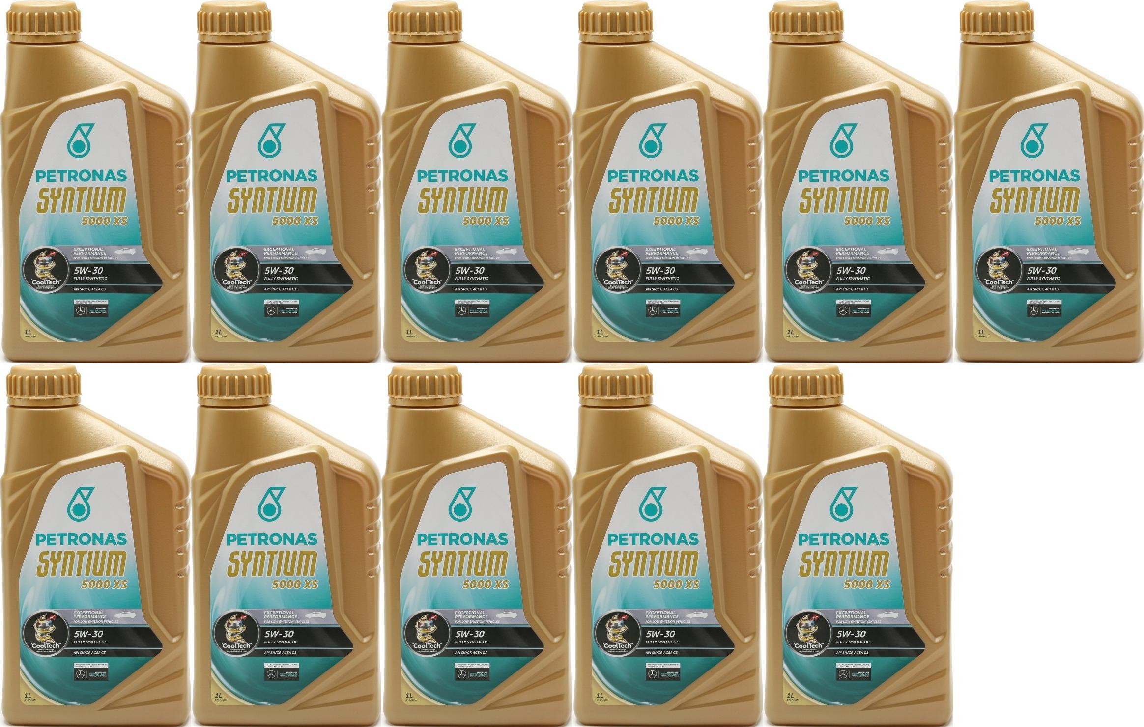 Petronas Syntium 5000 XS 5W-30 Motoröl 11x 1l = 11 Liter