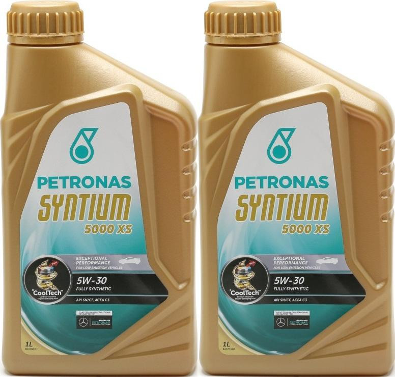 Petronas Syntium 5000 XS 5W-30 Motoröl 2x 1l = 2 Liter