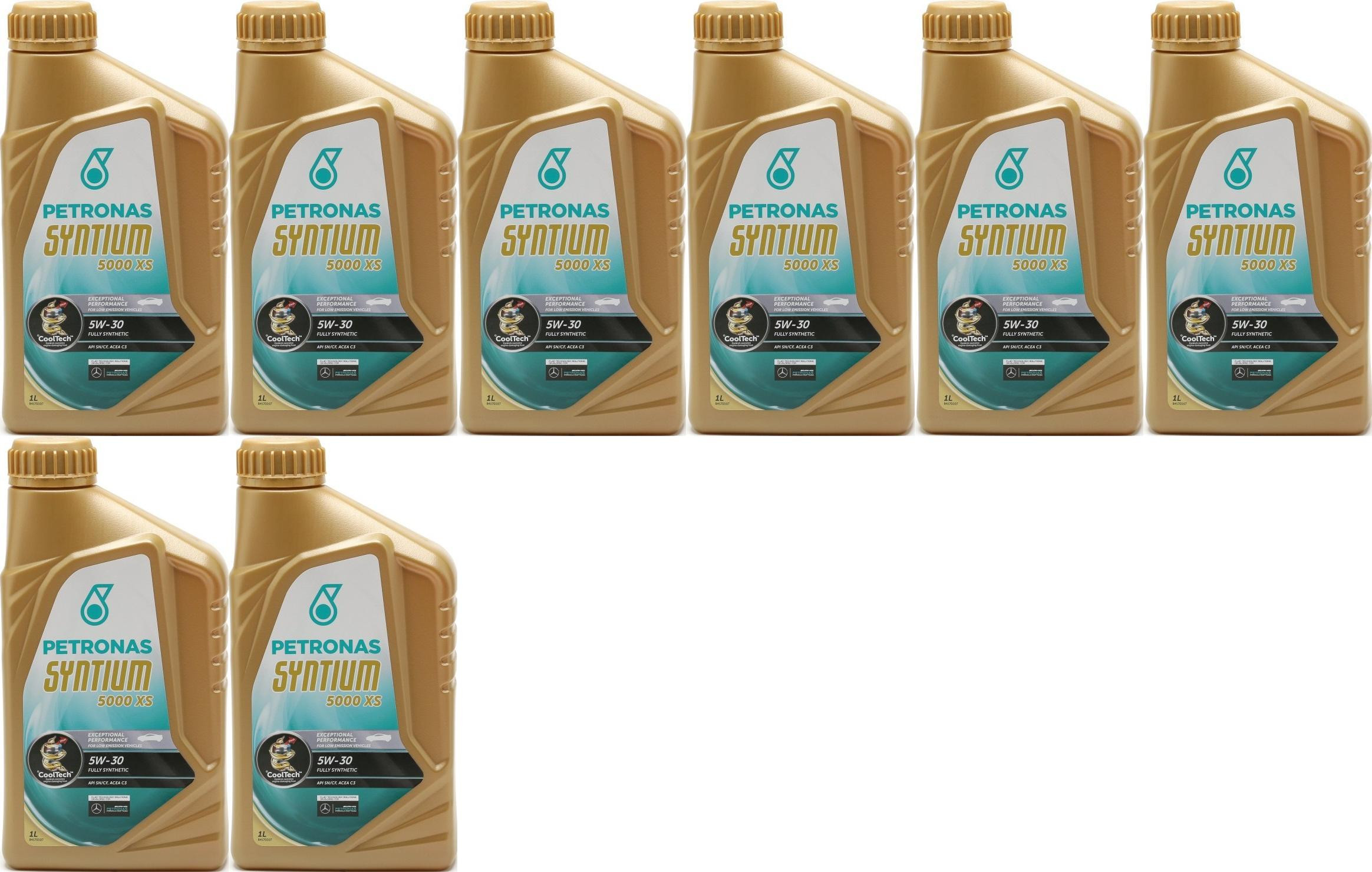 Petronas Syntium 5000 XS 5W-30 Motoröl 8x 1l = 8 Liter