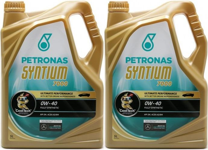 Petronas Syntium 7000 0W-40 Motoröl 2x 5 = 10 Liter