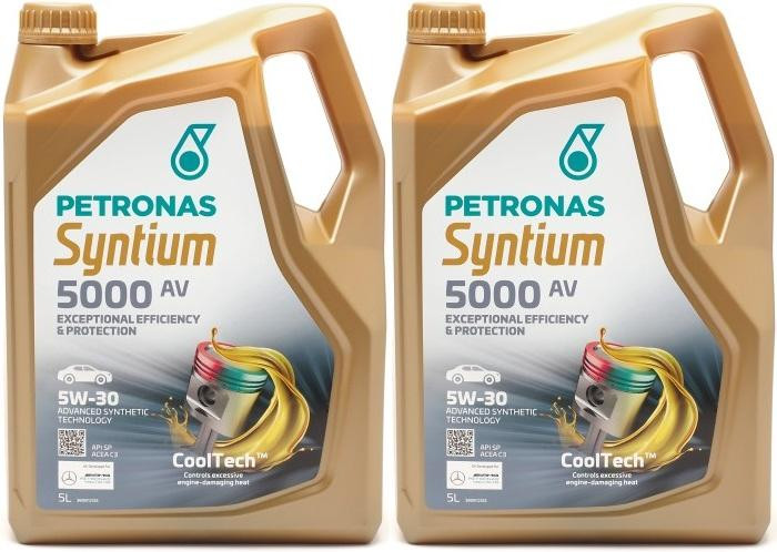 Petronas Syntium 5000 AV 5W-30 Motoröl 2x 5 = 10 Liter