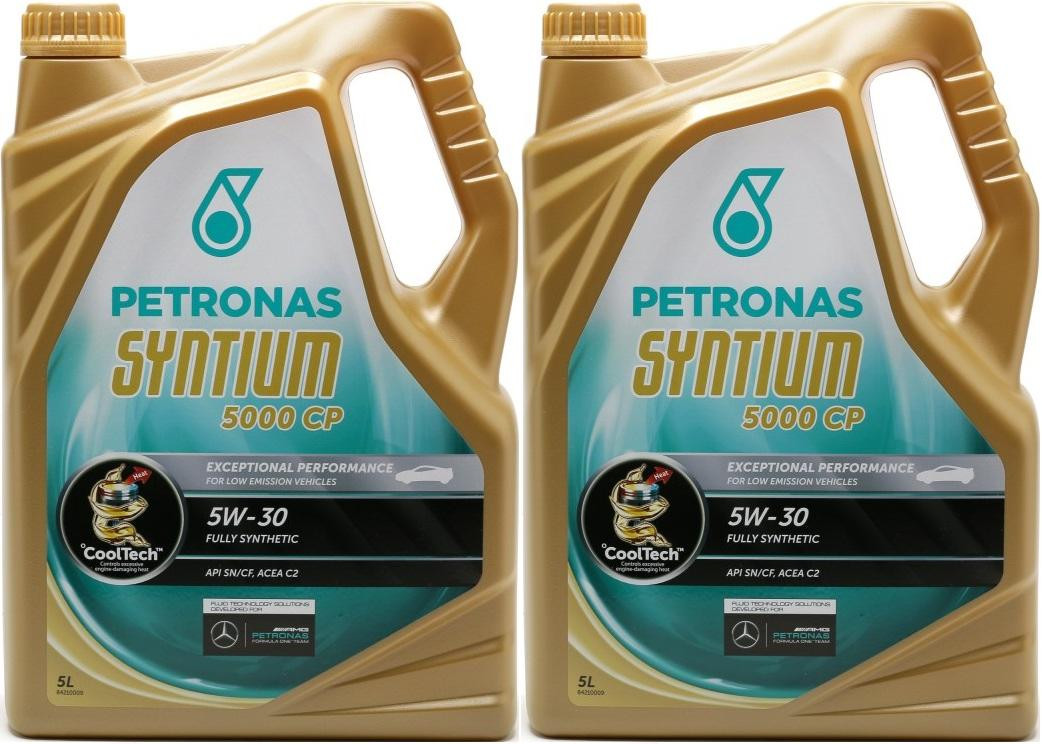 Petronas Syntium 5000 CP 5W-30 Motoröl 2x 5 = 10 Liter