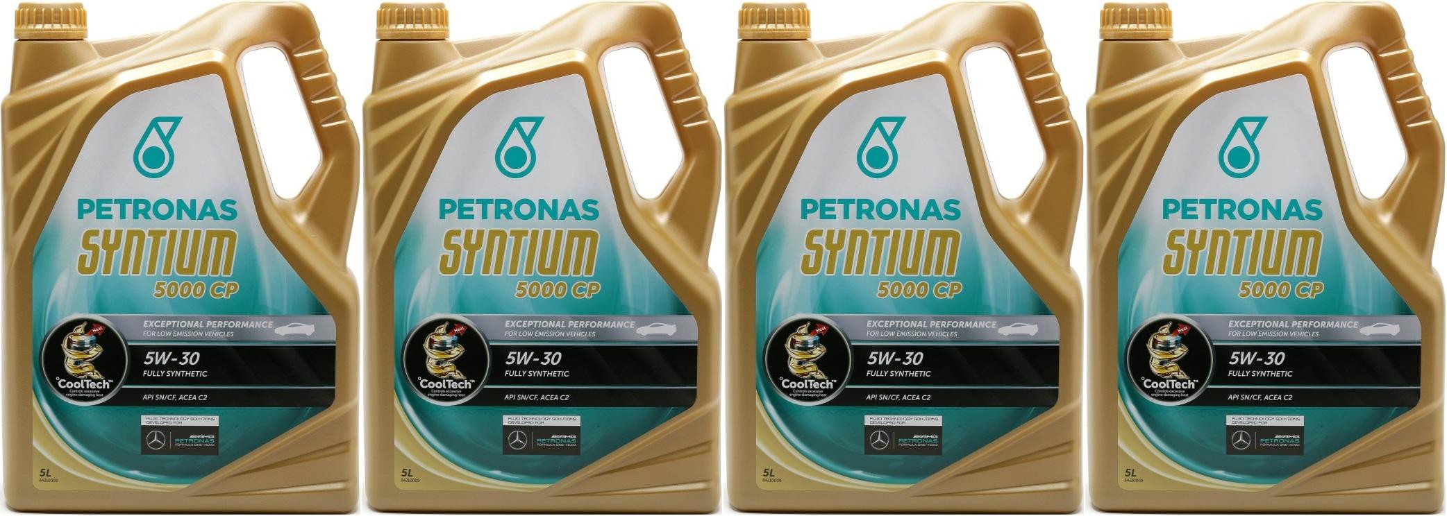 Petronas Syntium 5000 CP 5W-30 Motoröl 4x 5 = 20 Liter