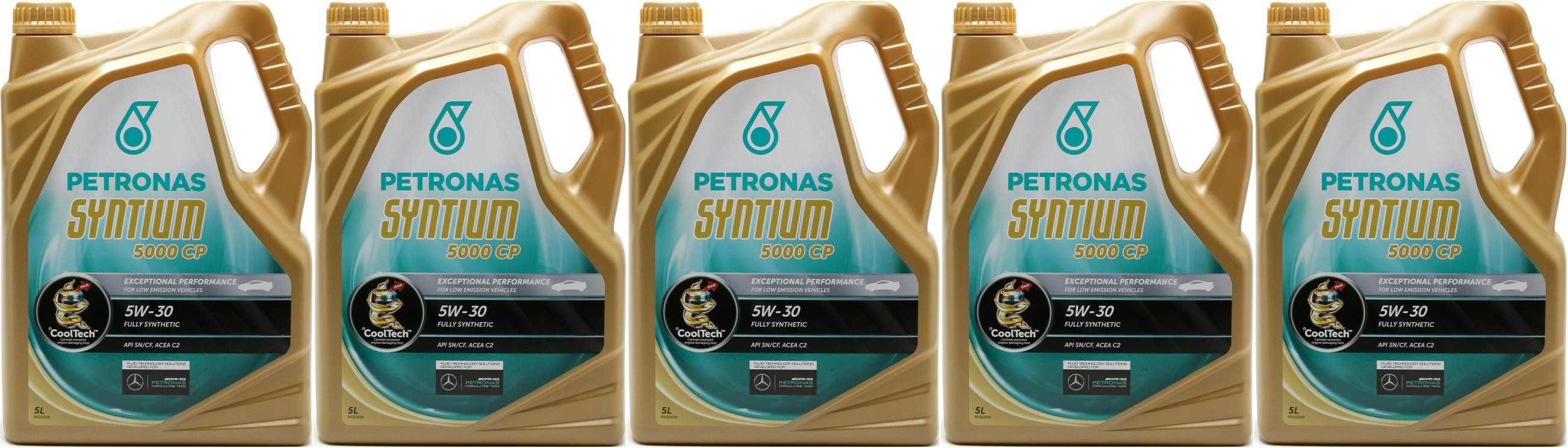 Petronas Syntium 5000 CP 5W-30 Motoröl 5x 5 = 25 Liter