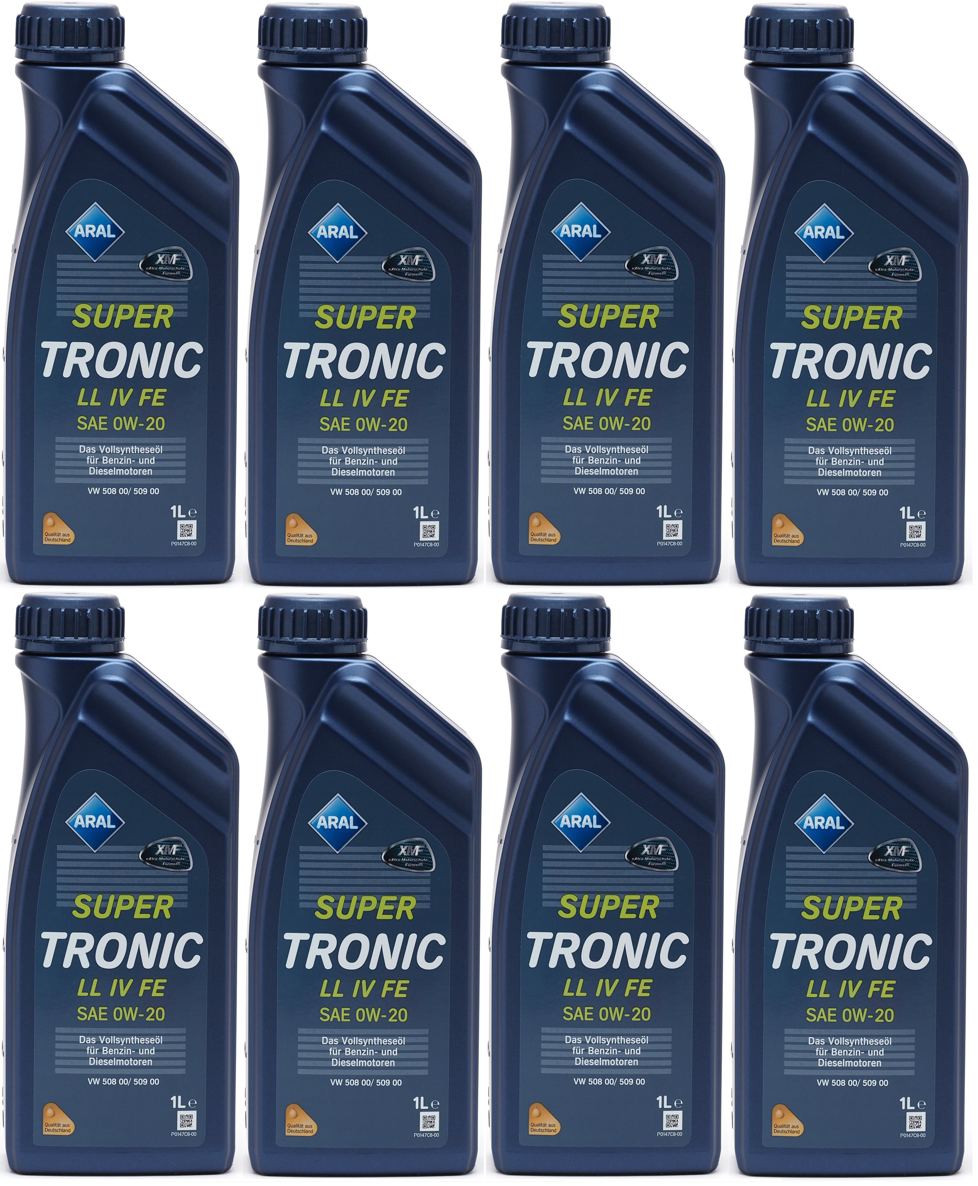 Aral SuperTronic LL IV FE 0W-20 Motoröl 8x 1l = 8 Liter