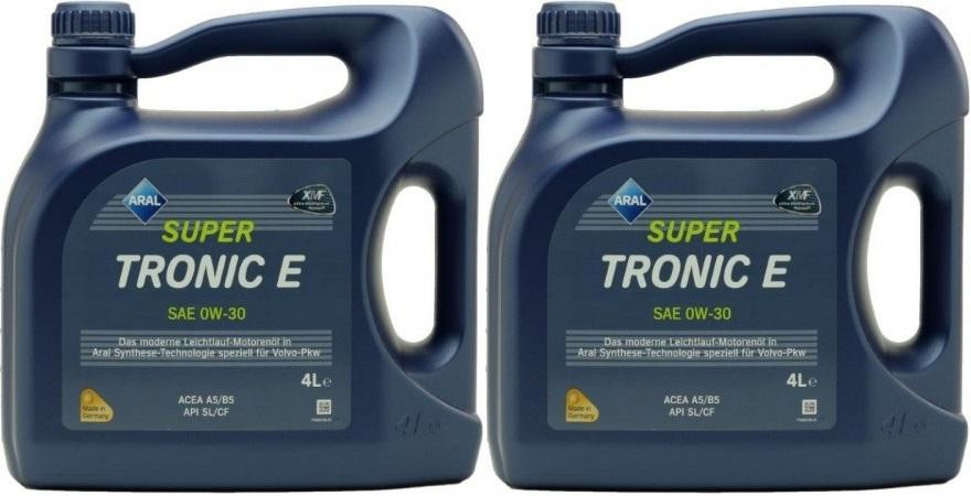Aral Super Tronic E 0W-30 Motoröl 2x 4l = 8 Liter