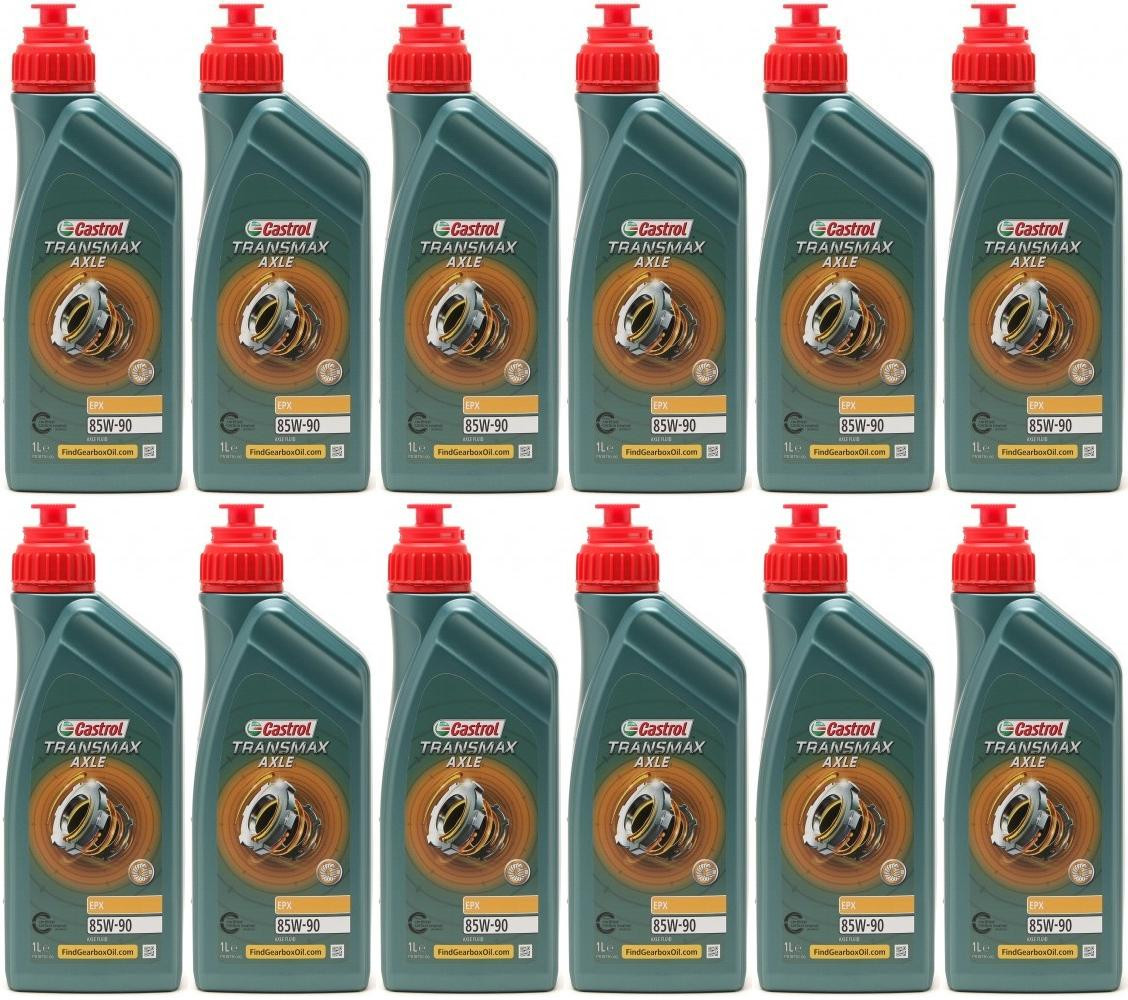 Castrol Transmax Axle EPX 85W-90 Achsgetriebeöl 12x 1l = 12 Liter