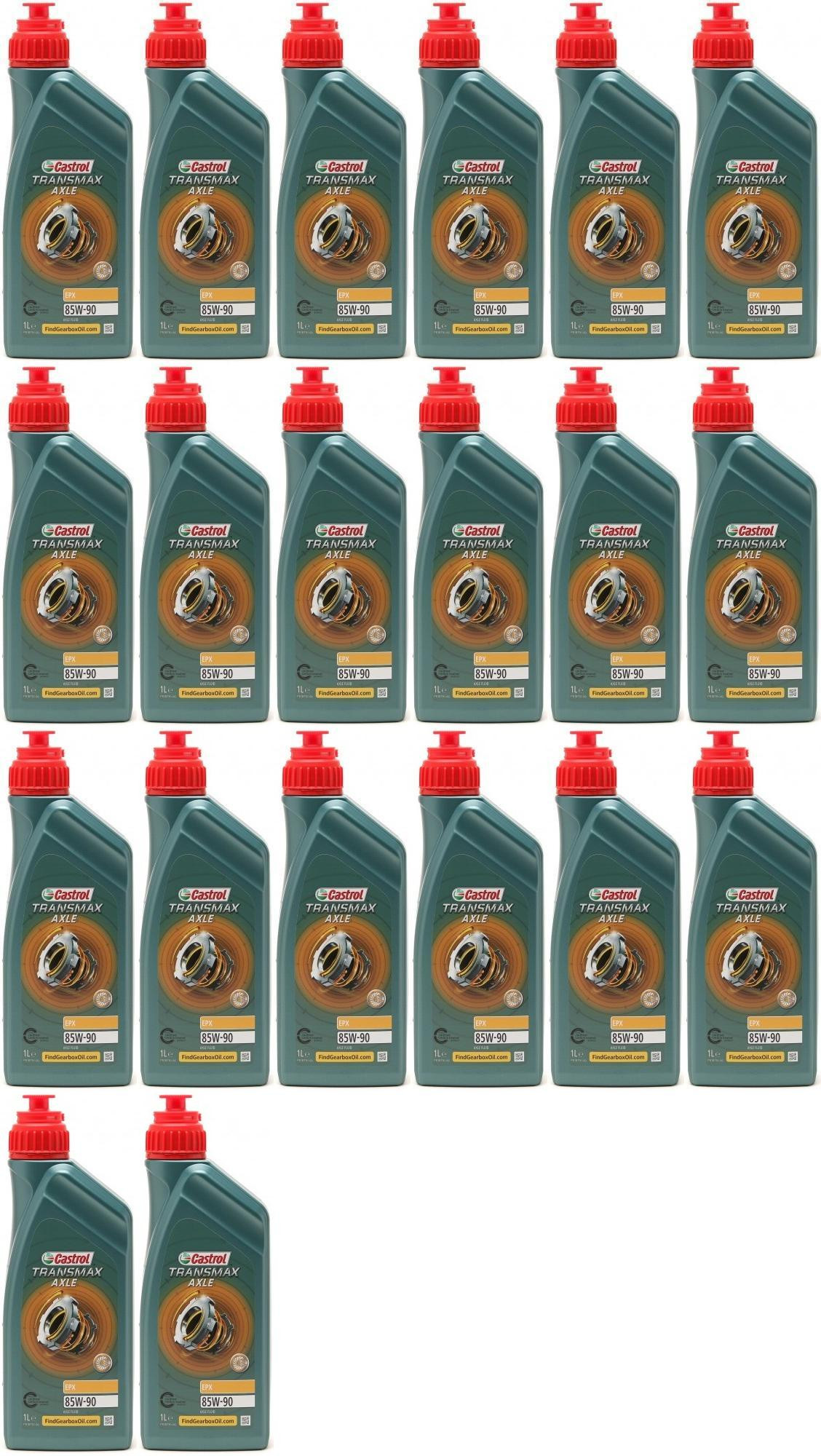 Castrol Transmax Axle EPX 85W-90 Achsgetriebeöl 20x 1l = 20 Liter
