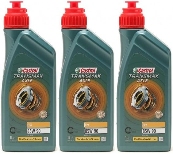 Castrol Transmax Axle EPX 85W-90 Achsgetriebeöl 3x 1l = 3 Liter