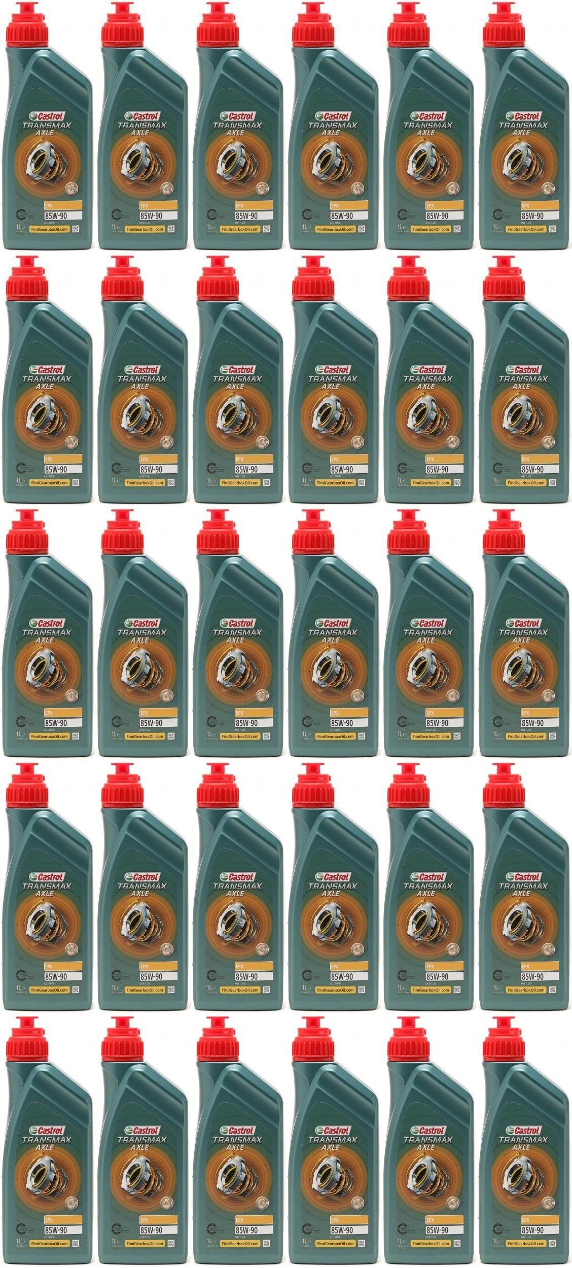 Castrol Transmax Axle EPX 85W-90 Achsgetriebeöl 30x 1l = 30 Liter