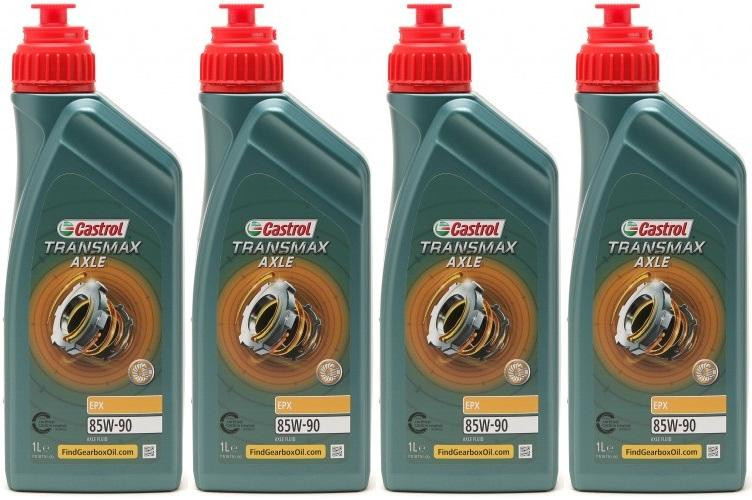 Castrol Transmax Axle EPX 85W-90 Achsgetriebeöl 4x 1l = 4 Liter
