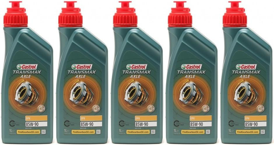 Castrol Transmax Axle EPX 85W-90 Achsgetriebeöl 5x 1l = 5 Liter