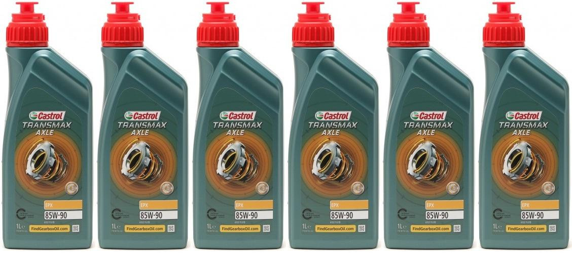 Castrol Transmax Axle EPX 85W-90 Achsgetriebeöl 6x 1l = 6 Liter