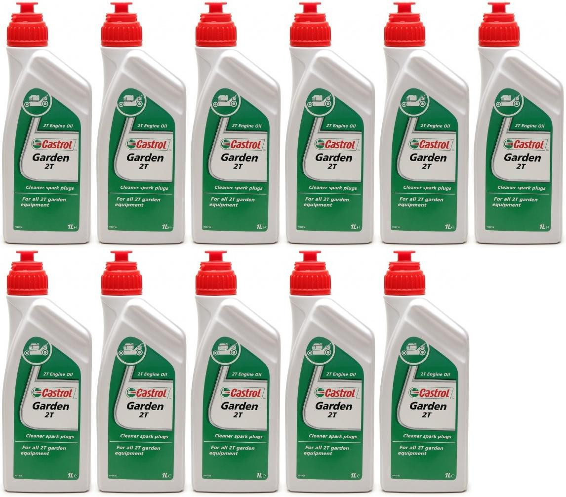 CASTROL GARDEN 2T Motoröliter 11x 1l = 11 Liter
