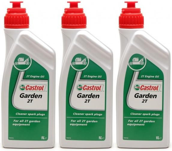 CASTROL GARDEN 2T Motoröliter 3x 1l = 3 Liter