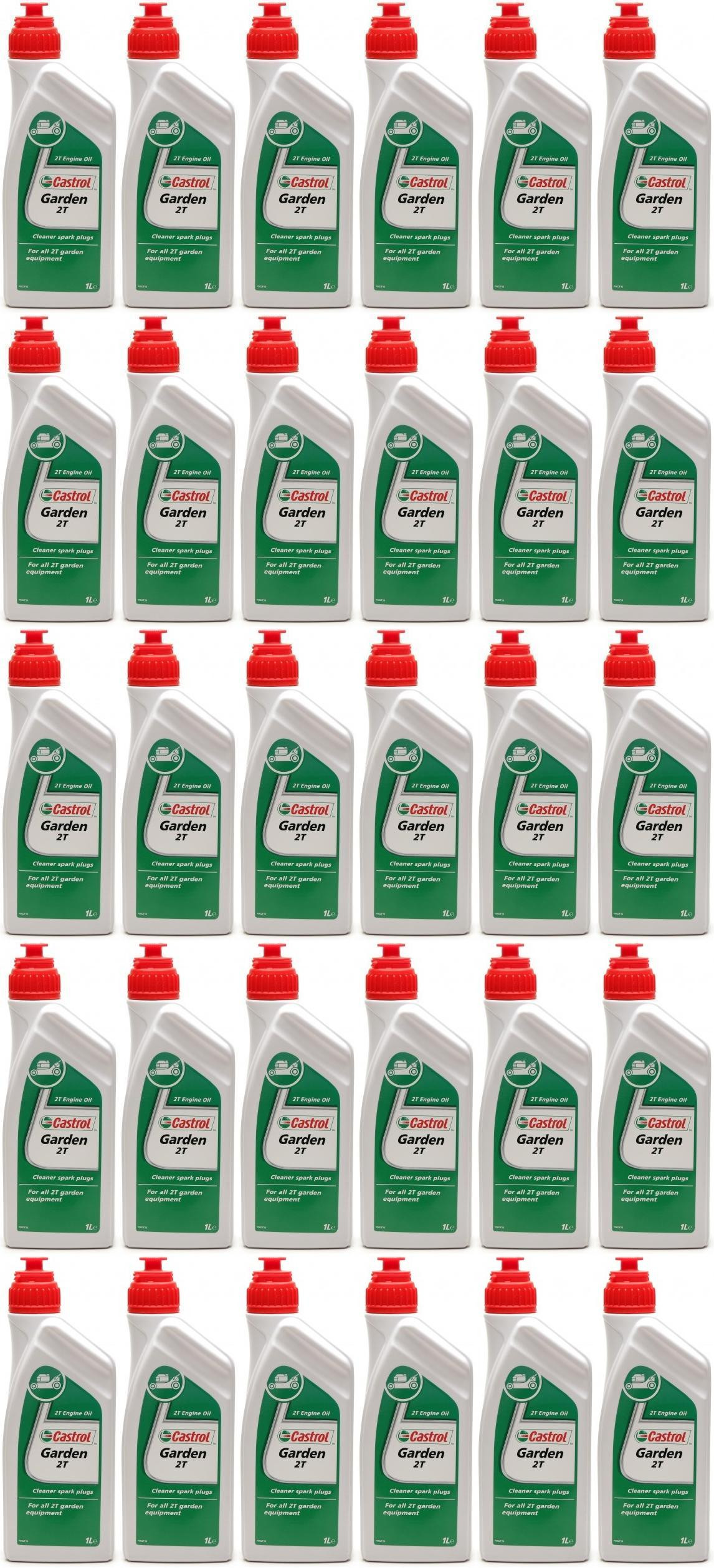 CASTROL GARDEN 2T Motoröliter 30x 1l = 30 Liter