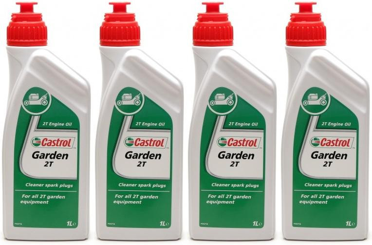 CASTROL GARDEN 2T Motoröliter 4x 1l = 4 Liter