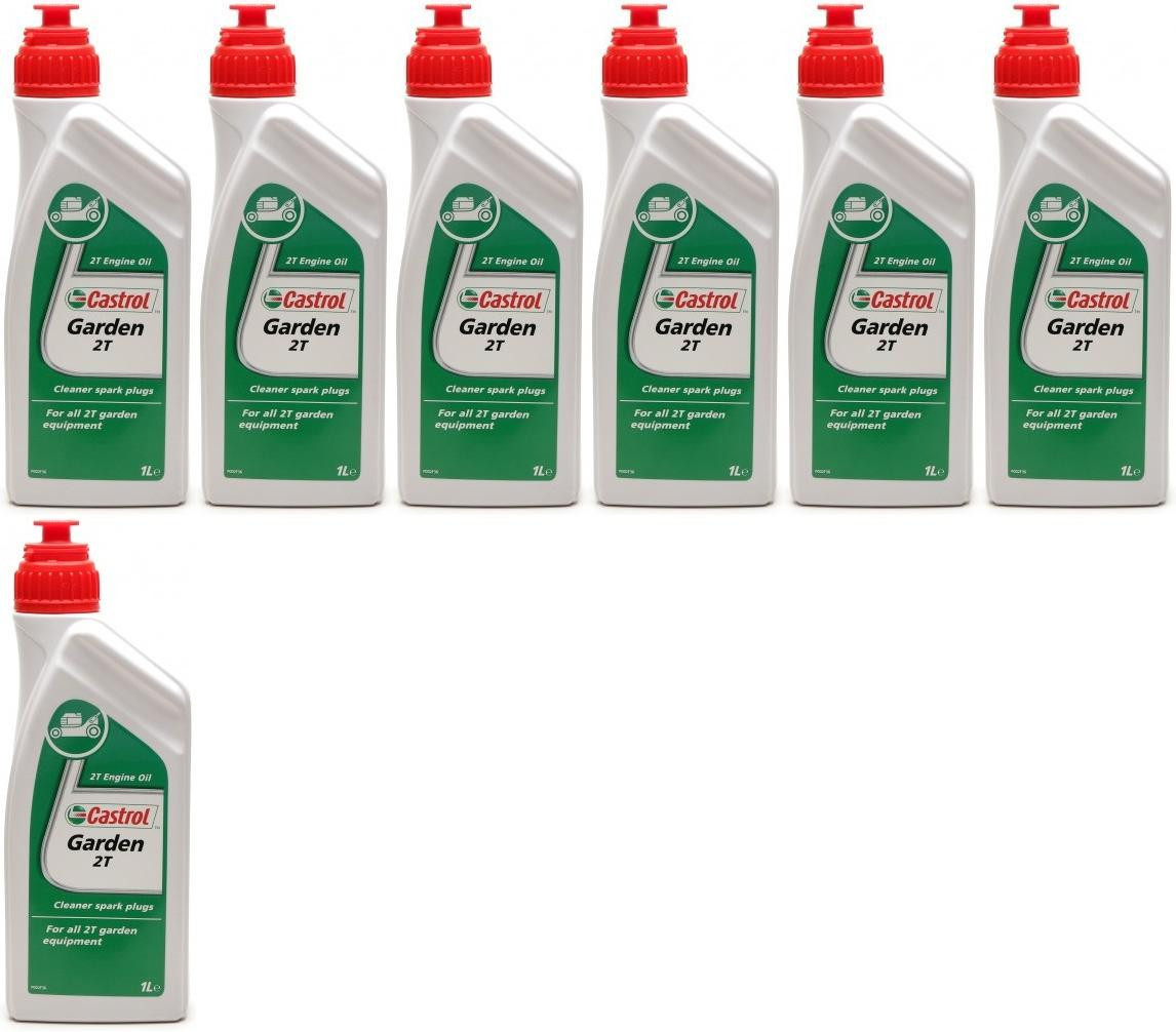 CASTROL GARDEN 2T Motoröliter 7x 1l = 7 Liter