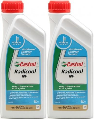 Castrol Radicool NF Kühlerfrostschutz Konzentrat 2x 1l = 2 Liter