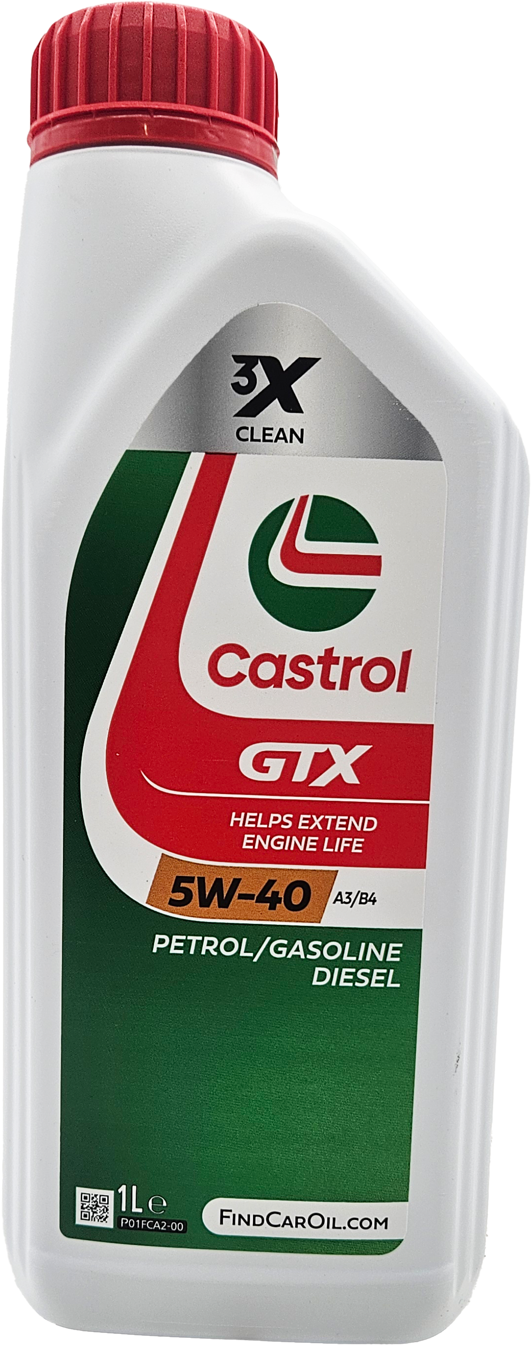 Castrol GTX 5W-40 A3/B4 Motoröl 1l