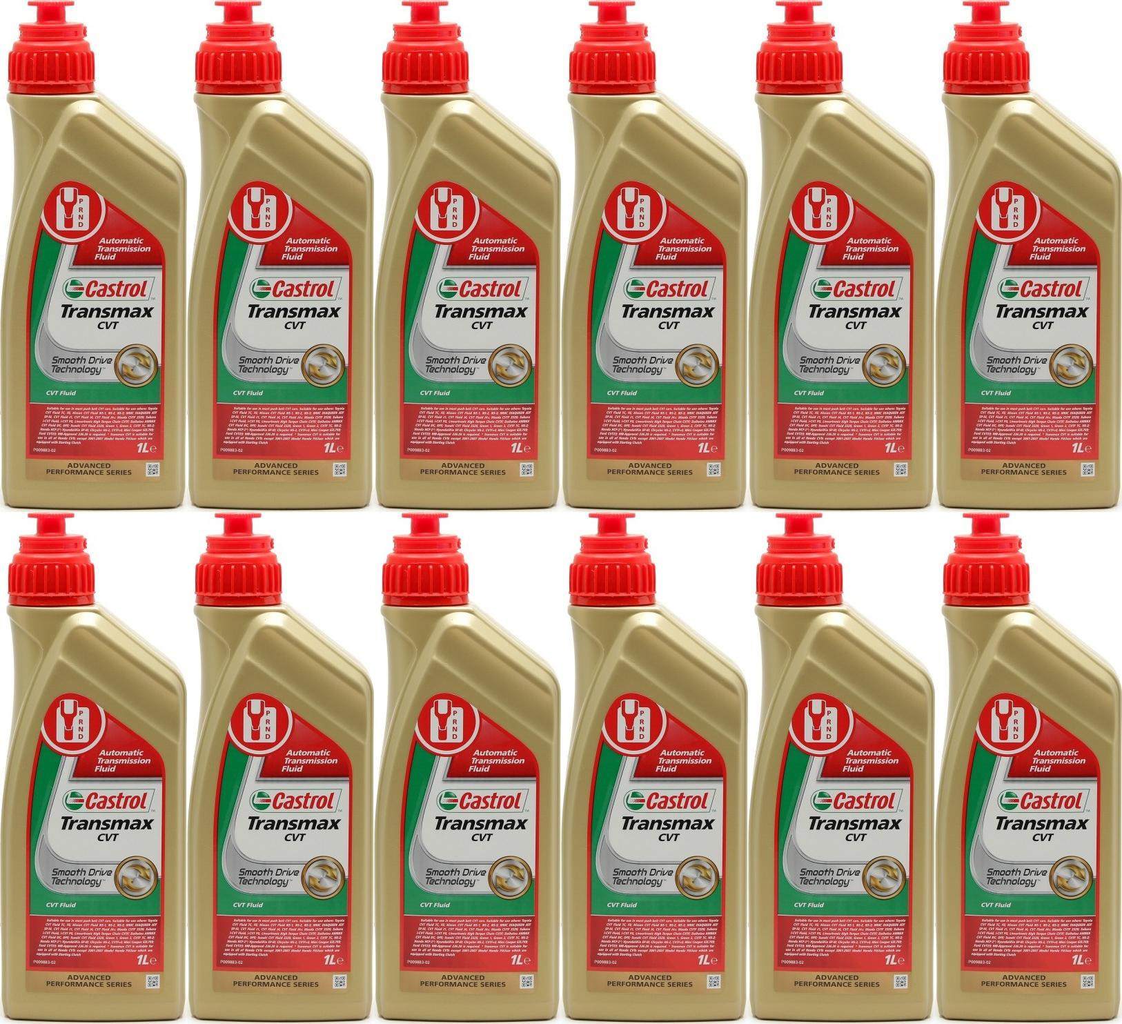 Castrol Transmax CVT Automatik Getriebeöl 12x 1l = 12 Liter
