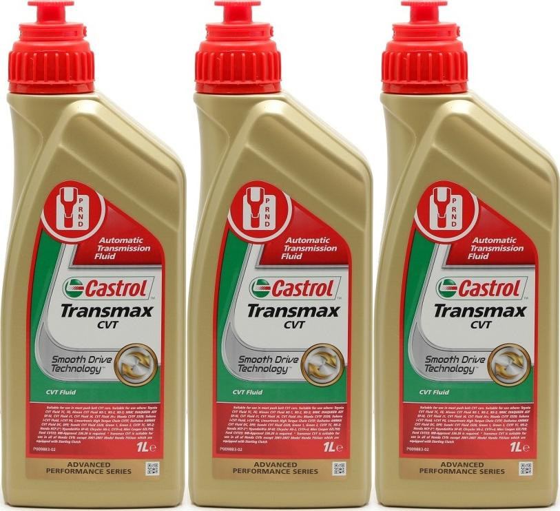 Castrol Transmax CVT Automatik Getriebeöl 3x 1l = 3 Liter