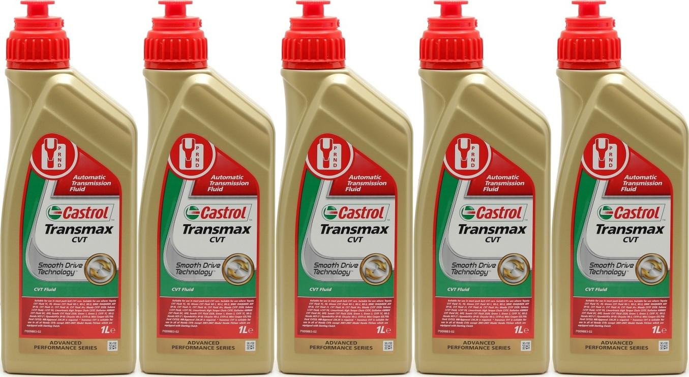 Castrol Transmax CVT Automatik Getriebeöl 5x 1l = 5 Liter