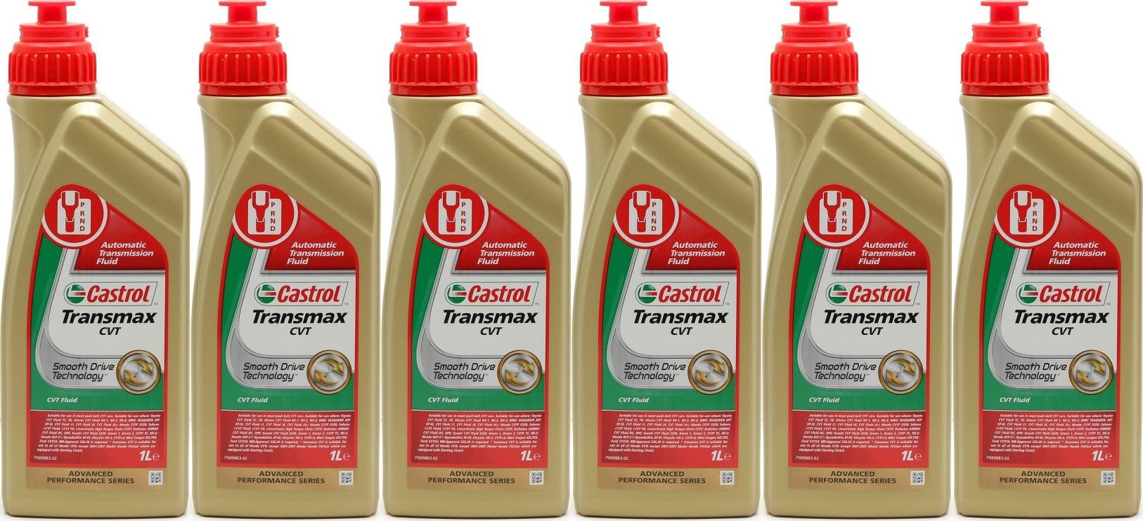 Castrol Transmax CVT Automatik Getriebeöl 6x 1l = 6 Liter