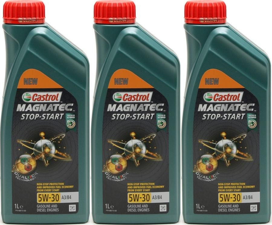 Castrol Magnatec Stop-Start 5W-30 A3/B4 3x 1l = 3 Liter