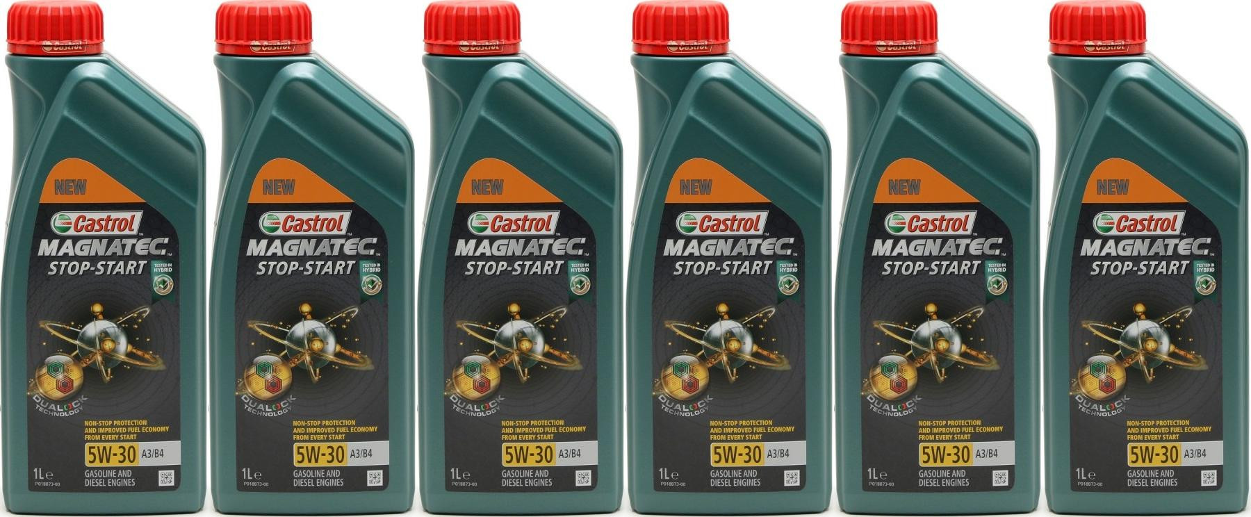 Castrol Magnatec Stop-Start 5W-30 A3/B4 6x 1l = 6 Liter